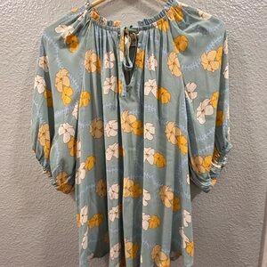 Ava Sky Puakenikeni Top